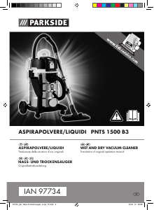 Manuale Parkside IAN 97734 Aspirapolvere