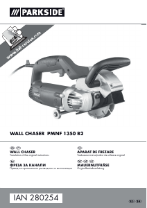 Manual Parkside IAN 280254 Mașină de frezat caneluri