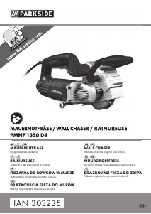 Mode d’emploi Parkside IAN 303235 Rainureuse à béton