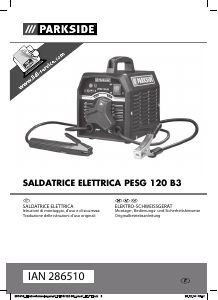 Manuale Parkside IAN 286510 Saldatrice