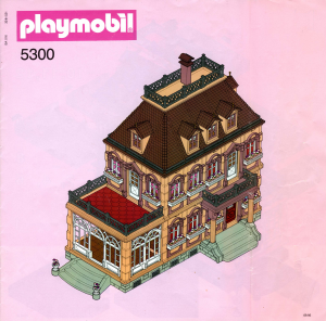 Handleiding Playmobil set 5300 Victorian Groot poppenhuis