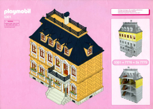 Manuale Playmobil set 5301 Victorian Casa delle bambole