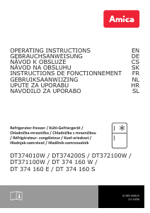 Mode d’emploi Amica DT 374 160 S Réfrigérateur combiné