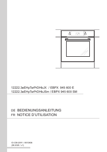 Mode d’emploi Amica EBPX 945 600 E Four