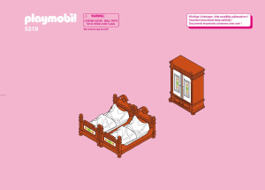 كتيب Playmobil set 5319 Victorian غرفة نوم