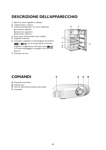 Manuale Bauknecht KVE 1632-1 A++ BR Frigorifero