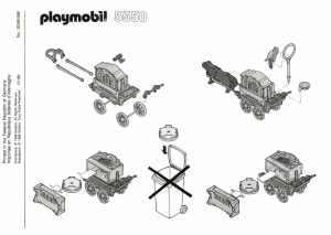 Mode d’emploi Playmobil set 5550 Victorian Orgue de barbarie