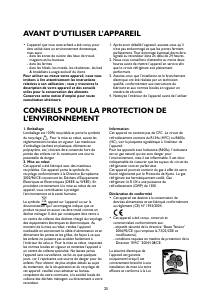 Mode d’emploi Bauknecht KRIE 3425/A+ Réfrigérateur