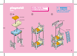 Mode d’emploi Playmobil set 6250 Victorian Chambre d`enfants