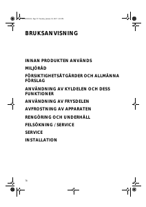 Bruksanvisning Bauknecht KVIE 3424/A+-LH Kylskåp