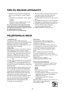 Bruksanvisning Bauknecht KR PRIMELINE 98 Kjøleskap