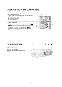 Mode d’emploi Bauknecht KVI 1622-1 A++ Réfrigérateur