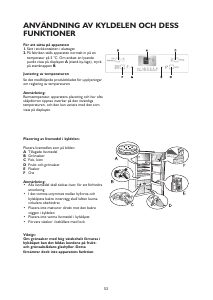 Bruksanvisning Bauknecht KVIE 2230/A+++/LH Kylskåp