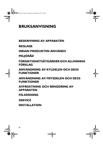 Bruksanvisning Bauknecht KVI PL 9120 A++ Kylskåp