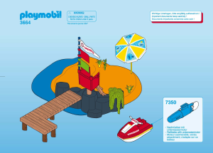 Bedienungsanleitung Playmobil set 3664 Leisure Strandwache