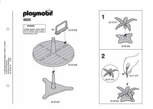 Handleiding Playmobil set 3820 Leisure Draaimolen