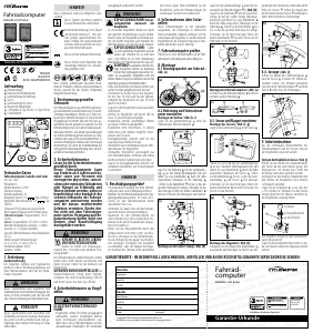 Bedienungsanleitung Cyclemaster 5366 Fahrradcomputer