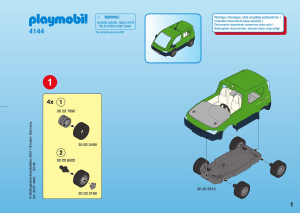 Handleiding Playmobil set 4144 Leisure Auto met speedboot