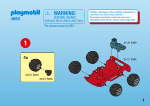 Handleiding Playmobil set 4863 Leisure Buggy