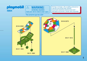 Handleiding Playmobil set 4864 Leisure Kinderbadje
