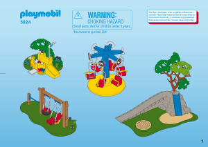 Handleiding Playmobil set 5024 Leisure Vrolijke speeltuin