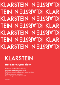 Mode d’emploi Klarstein 10035035 Hot Spot Crystal Flow Chauffage