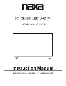 Handleiding Naxa NT-5503K LED televisie