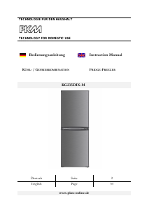 Manual PKM KG 235 DIX-M Fridge-Freezer