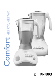 Manual Philips HR1774 Comfort Blender