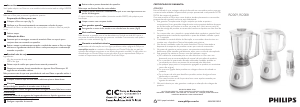 Manual Philips RI2008 Liquidificadora