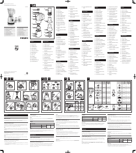 Instrukcja Philips HR2003 Blender