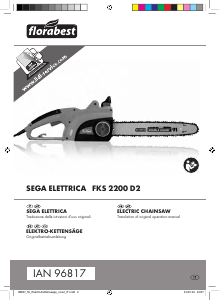 Manuale Florabest IAN 96817 Motosega