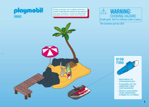 Handleiding Playmobil set 5992 Leisure Vakantie-eiland