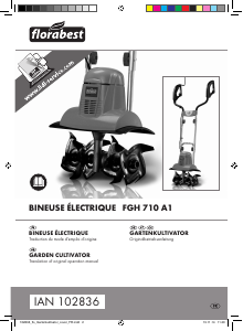 Mode d’emploi Florabest IAN 102836 Cultivateur