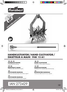 Handleiding Florabest IAN 273429 Cultivator