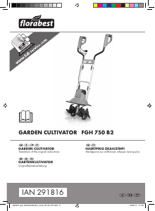 Manual Florabest IAN 291816 Cultivator