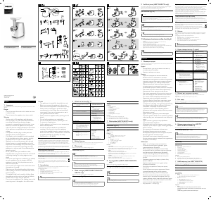 Руководство Philips HR2711 Мясорубка