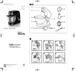 Handleiding Philips Walita RI7920 Standmixer