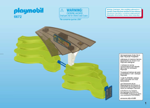 Manual Playmobil set 6672 Leisure Splash Café