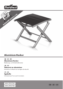 Manuale Florabest IAN 295762 Sedia da giardino