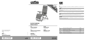Manual de uso Florabest IAN 311059 Silla de jardín