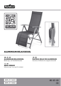 Mode d’emploi Florabest IAN 311653 Chaise de jardin