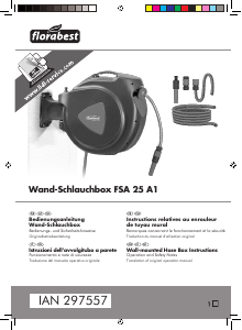 Manuale Florabest IAN 297557 Avvolgitubo da giardino
