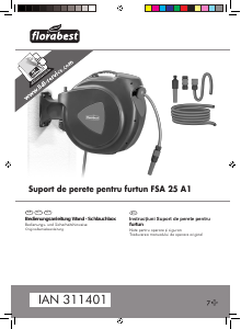 Manual Florabest IAN 311401 Tambur pentru furtun de grădina