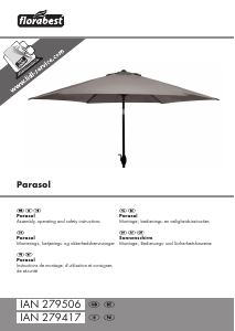 Brugsanvisning Florabest IAN 279417 Parasol