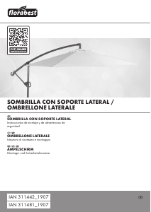 Manual de uso Florabest IAN 311442 Sombrilla