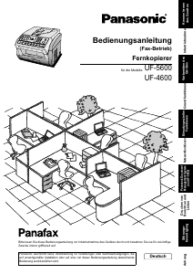 Bedienungsanleitung Panasonic UF-5600 Panafax Faxmaschine