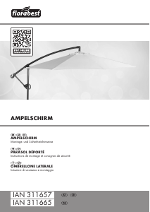 Manuale Florabest IAN 311665 Ombrellone