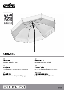 Használati útmutató Florabest IAN 315957 Kerti napernyő