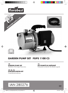 Manual Florabest IAN 280276 Pompă de grădină